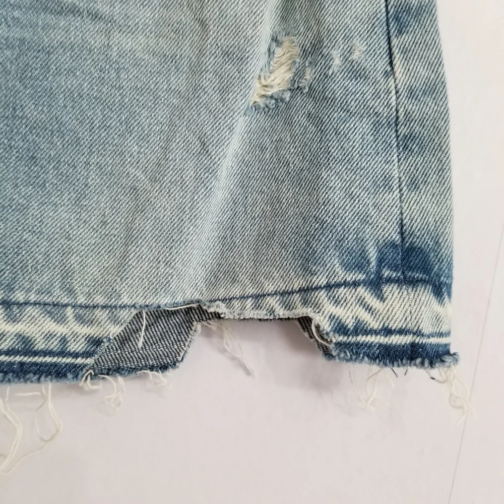 AG Adriano Goldschmied Alexis High Rise Wedgie Jean Shorts Sz 27 - Picture 3 of 7